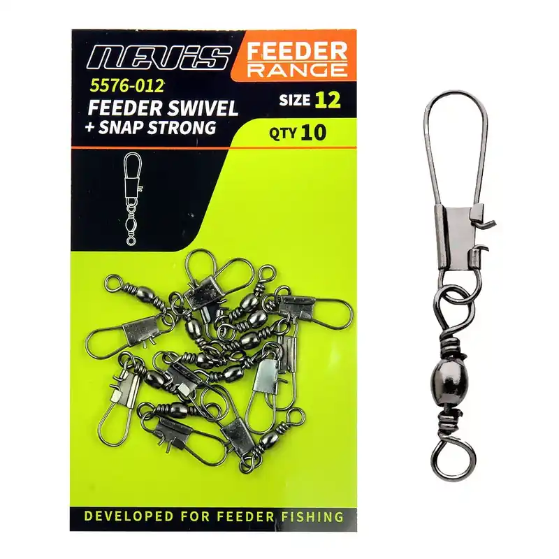 Actieprijs NEVIS Feeder forgókapocs 12-es 10db/cs