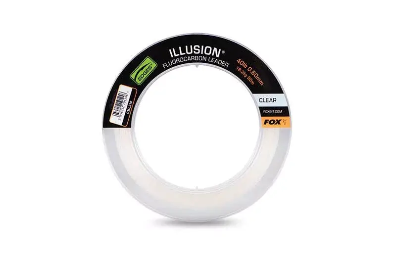 Speciale Aanbieding Fox Illusion Fluorocarbon Leader 30lb 13.6kg 0.50mm 50m Natu
