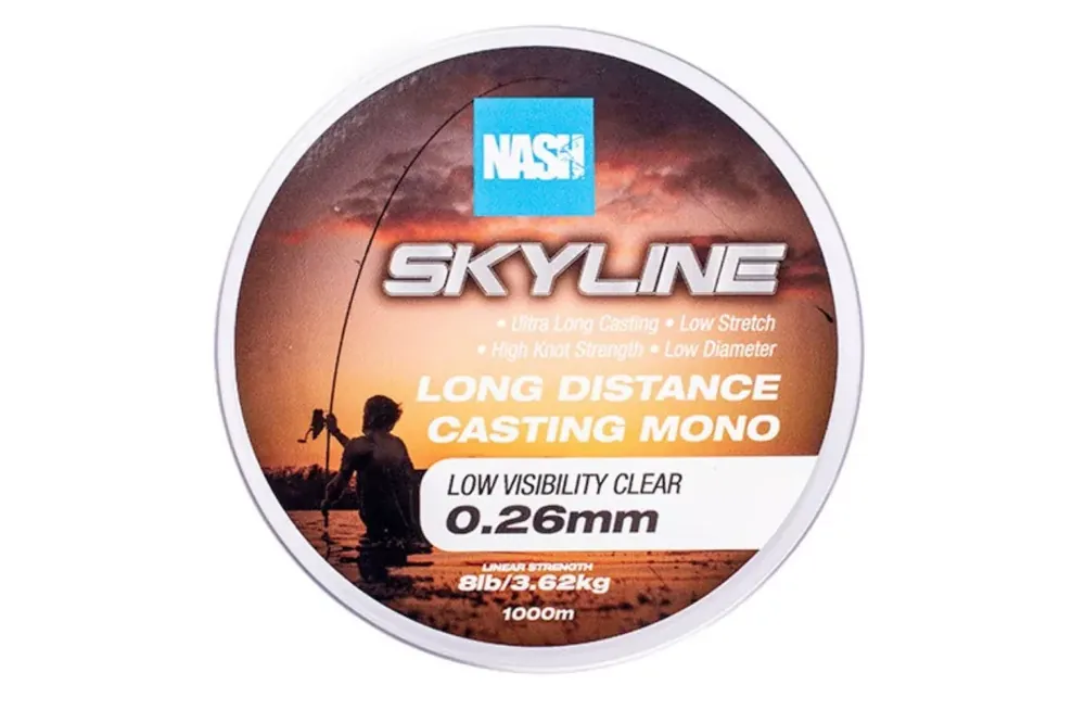 Superprijs NASH Skyline Mono Clear 8lb 0.26mm 1000m