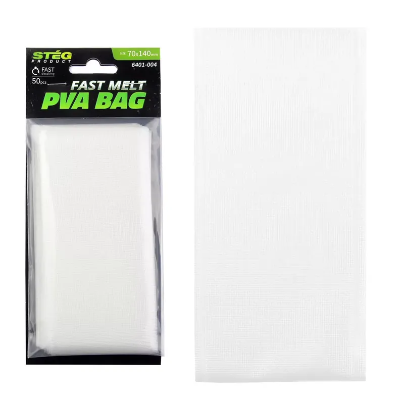 Aanbieding STÉG Stég PVA Tasak 60x130mm 50db/cs