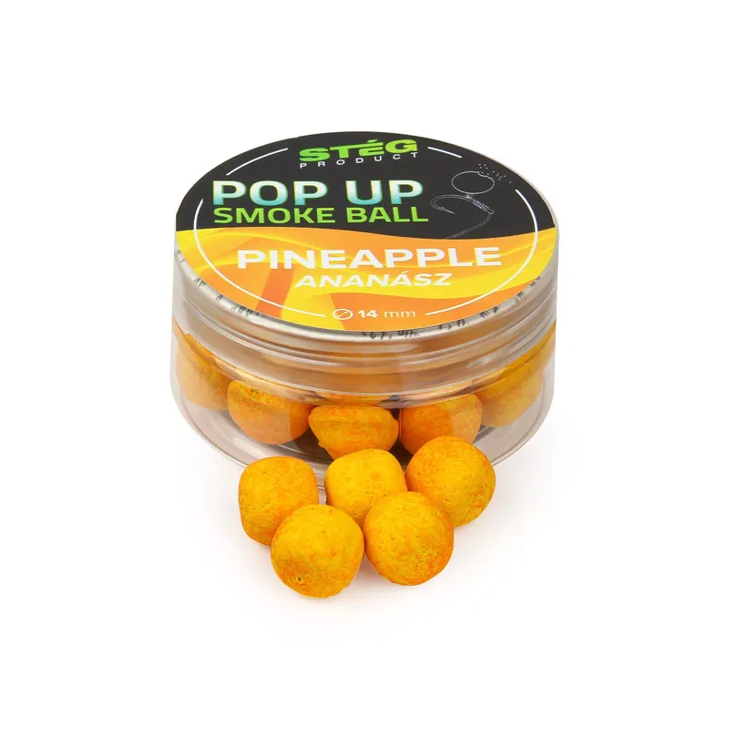 Stég Pop Up Smoke Ball 25g 14mm Pineapple Hete Deal