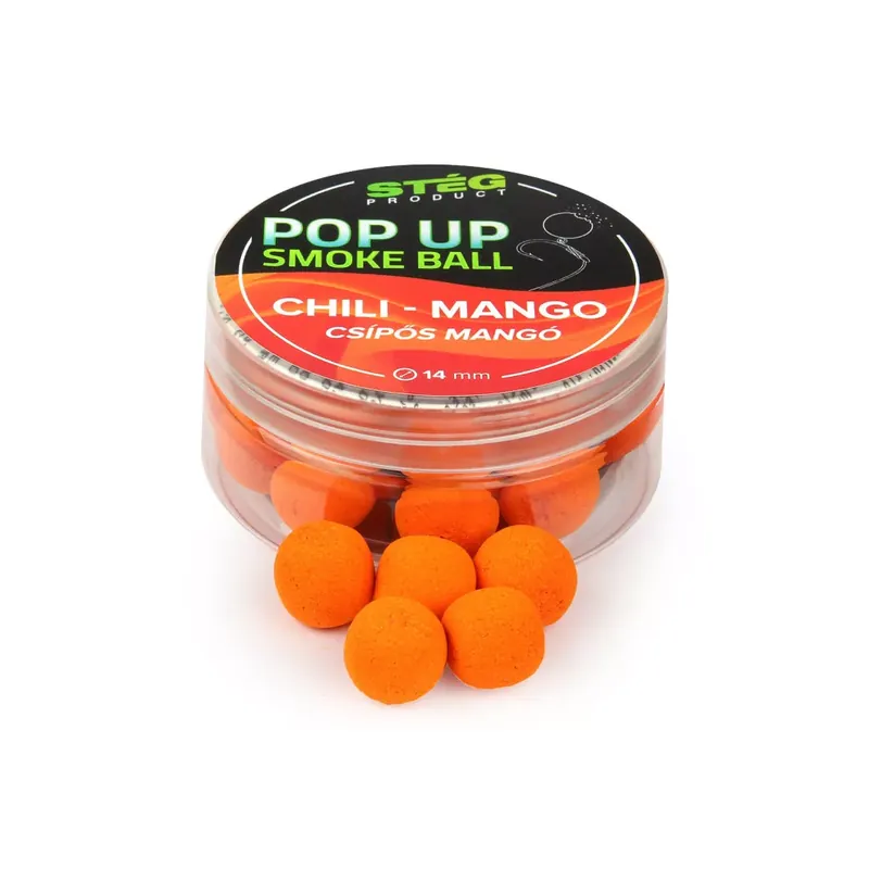 Stég Pop Up Smoke Ball 25g 14mm Chili-Mango Gereduceerde Prijs