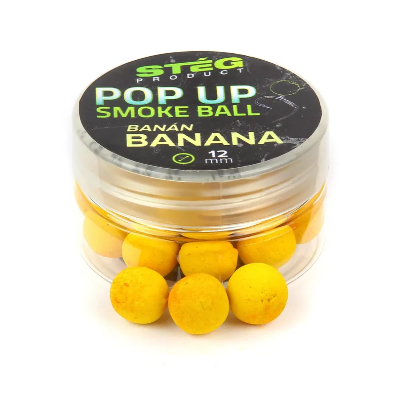 Stég Pop Up Smoke Ball 12mm 10g Banana Speciale Aanbieding