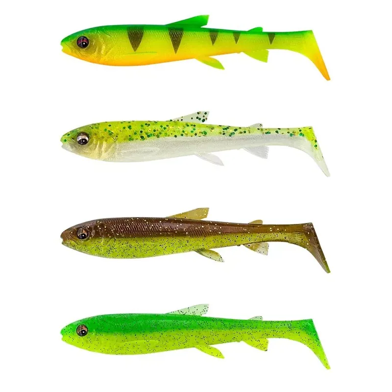 Savage Gear 3D WHITEFISH SHAD 9CM DARK WTR MIX 4PCS - Fishin Hete Deal