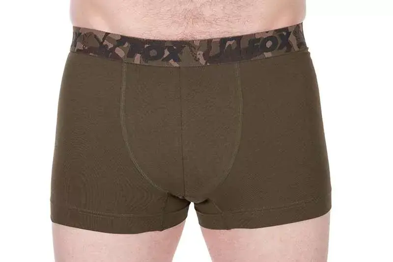 Dagaanbieding Fox Boxer Shorts 2pk khaki / black M