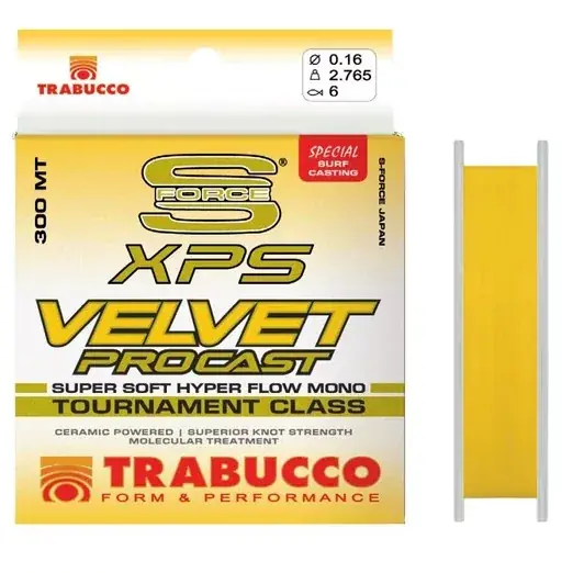Koop Vandaag Trabucco S-Force Xps Velvet Pro Cast 600m 0,30mm monofil zsi