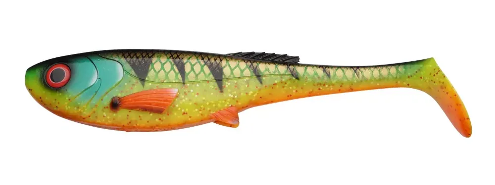 Korting Abu Garcia Beast Slim Paddle 21cm 4pcs Firetiger - Fishingla