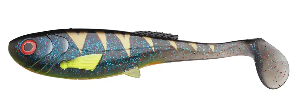 Abu Garcia Beast Slim Paddle 21cm 4pcs Shadow Tiger - Fishin Betaalbaar
