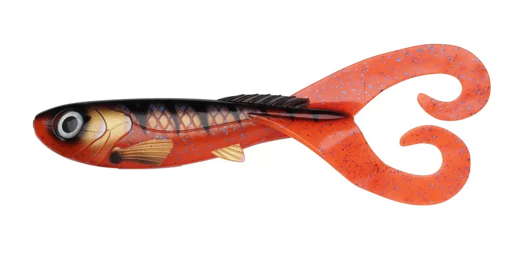 Favoriet Abu Garcia Beast Twintail 21cm 4pcs Red Tiger - Fishingland.