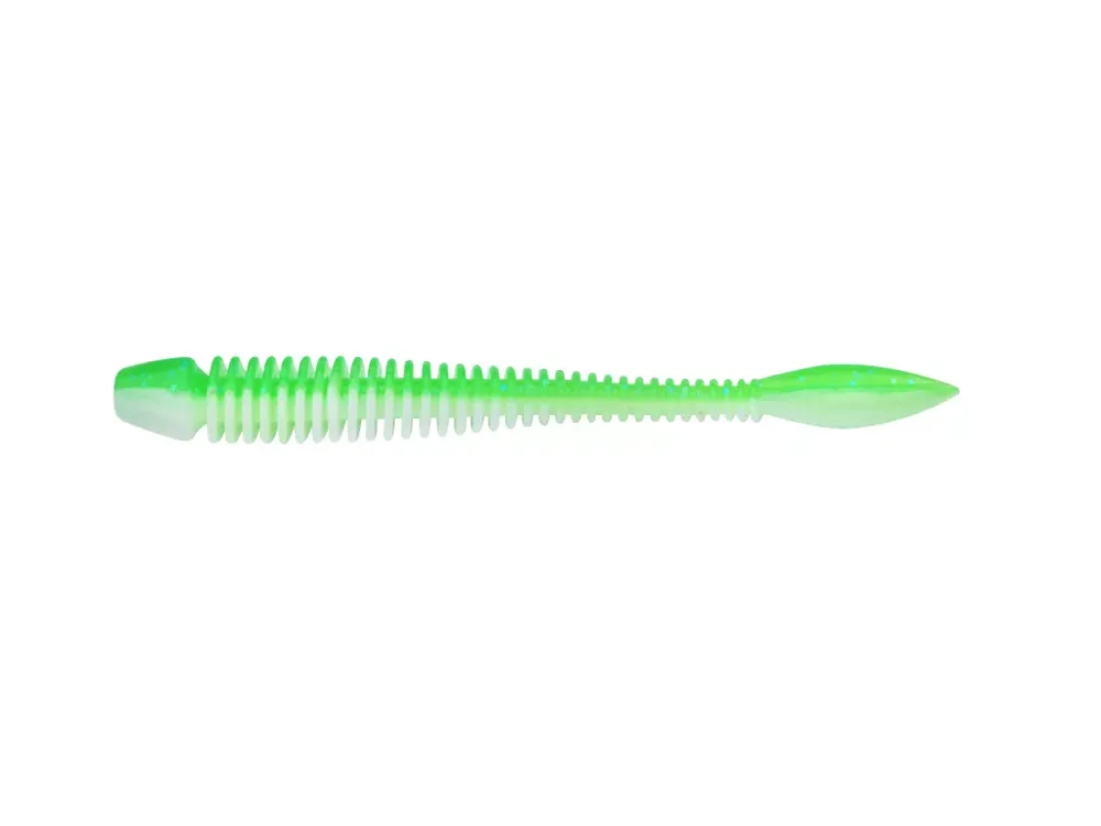 Alleen Vandaag Berkley PWRBT PWR Flail 70mm Sprng Grn/White - Fishingland.h