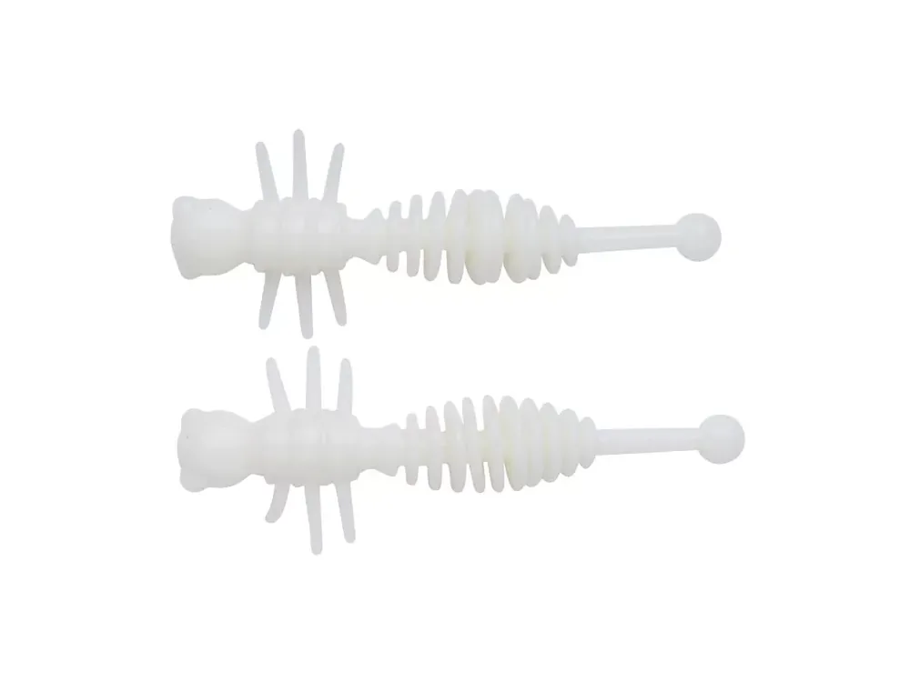 Snelle Levering Berkley PWRBT PWR Larvae 55mm Milky White