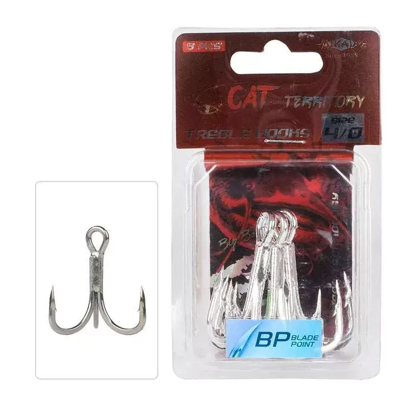 Mikado Cat Territory Treble Hook No. 3/0 Harcsázó Horog - Fi Express Levering
