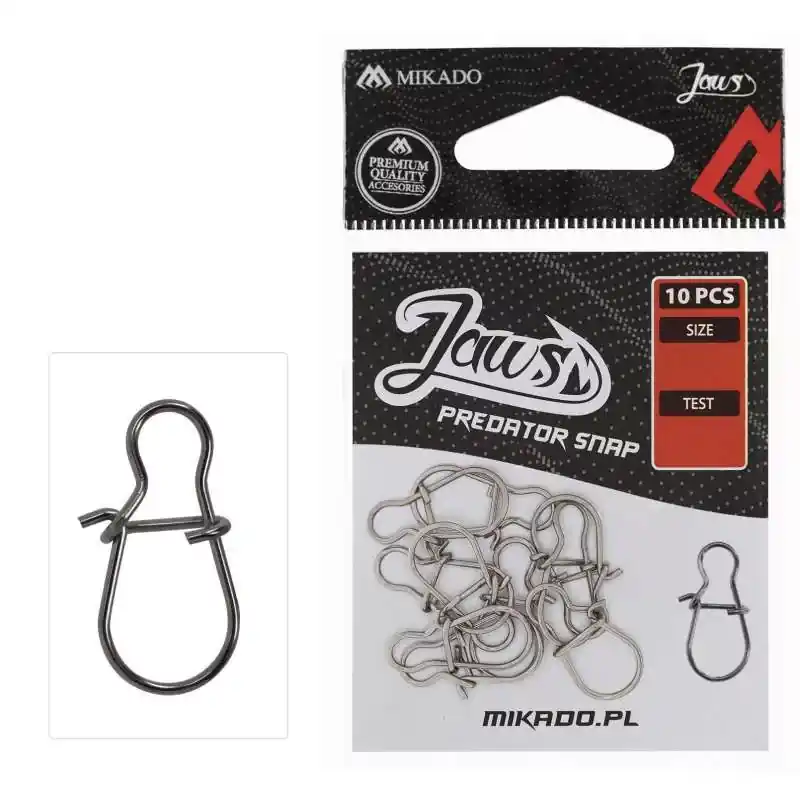 Mikado Jaws Predator Pergető Kapocs S Superprijs