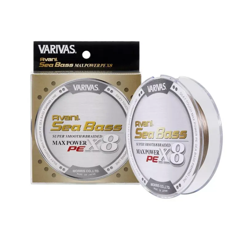 Beperkte Voorraad VARIVAS SEA BASS MAX POWER PE X8 150m 1.5 28.6lb Status Gol