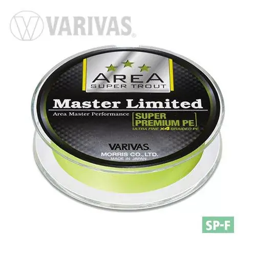 VARIVAS TROUT AREA MASTER LIMITED PE 75m 0.15 4.5lb YELLOW Exclusieve Aanbieding