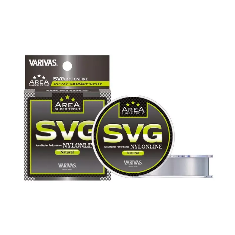 VARIVAS SUPER TROUT AREA SVG 150m 0.104mm 2.5lb Natural - Fi Fabrieksprijs
