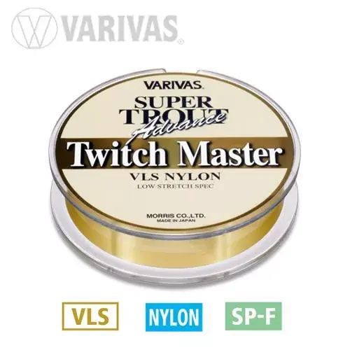 Koop Vandaag VARIVAS SUPER TROUT TWITCH MASTER 100m 0.215mm 8lb Gold - Fi