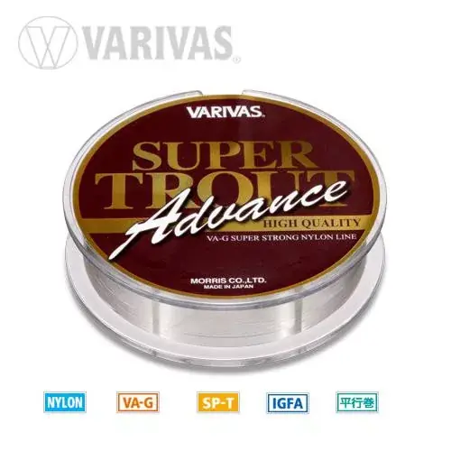 VARIVAS SUPER TROUT ADVANCE NYLON 100m 0.128mm 3lb - Fishing Koop Vandaag