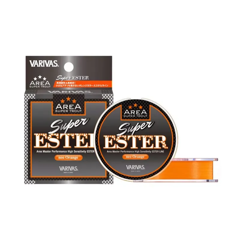 Alleen Vandaag VARIVAS SUPER TROUT AREA SUPER ESTER NEO ORANGE 140m 0.117mm