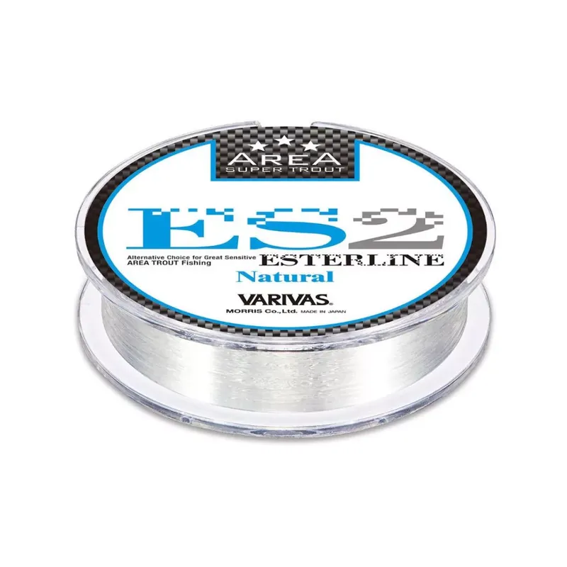 Veilige Betaling VARIVAS SUPER TROUT AREA ES2 ESTER NATURAL 80m 0.105mm 2.3lb