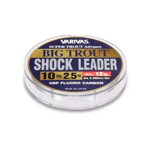 VARIVAS BIG TROUT SHOCKLEADER FLUOROCARBON VSP 30m 0.310mm 1 Direct Beschikbaar