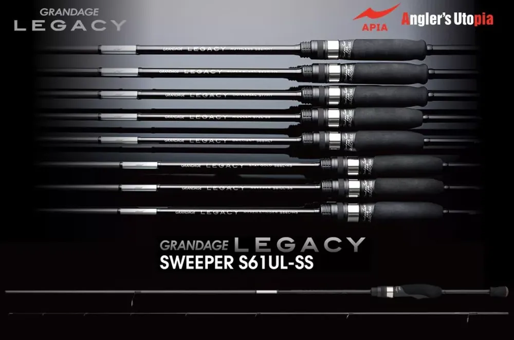 APIA GRANDAGE LEGACY SWEEPER S61UL-SS 1.85m 0.2-4gr - Fishin Actieprijs