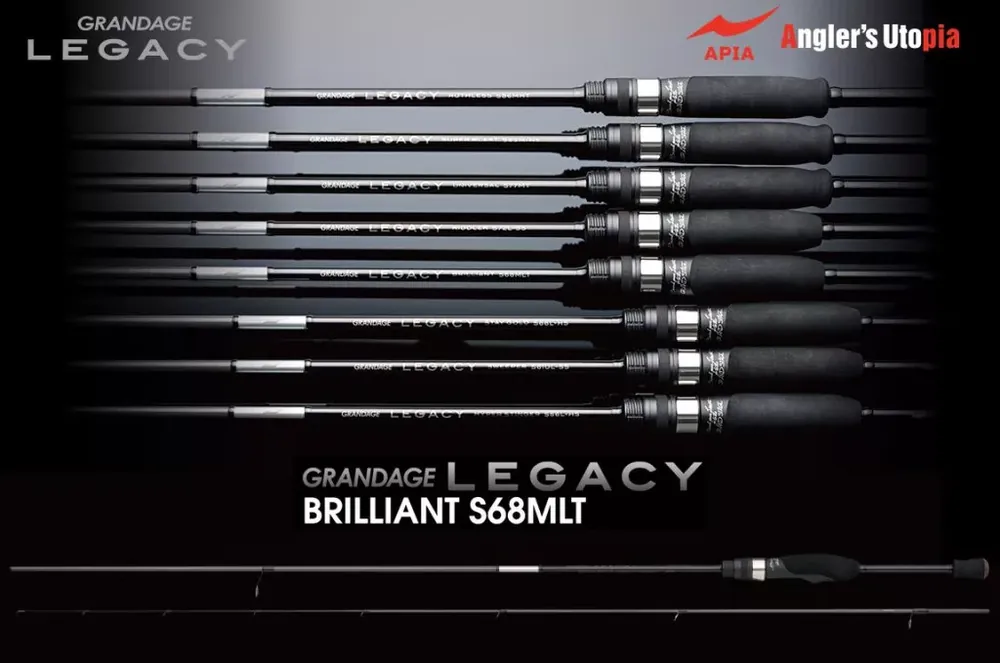 Koopje APIA GRANDAGE LEGACY BRILLIANT S68MLT 2.03m 1-10gr - Fishing