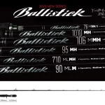 YAMAGA BALLISTICK 76M-XH/B BAITCAST 2.296 20-180gr Fuji Sic Lage Kosten