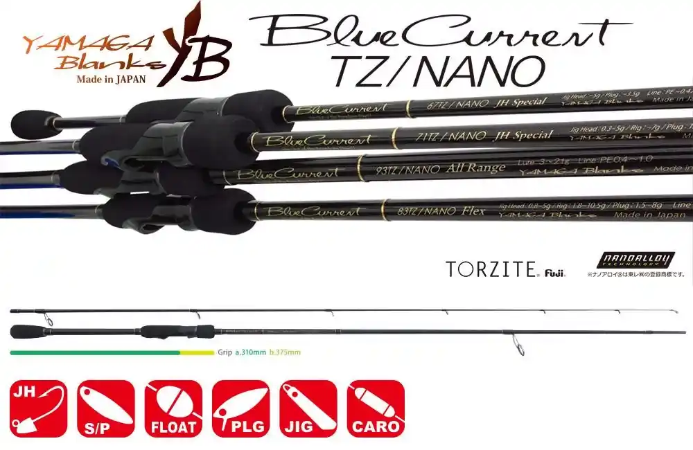 Hete Deal YAMAGA BLUE CURRENT 85TZ NANO 2.57m 3-21gr Fuji Titanium Tor