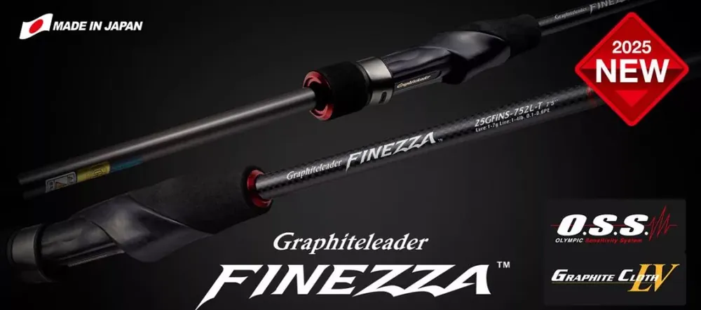 Fabrieksprijs Graphiteleader FINEZZA 25GFINS-752L-T R-FAST 2.26m 1-7gr - F