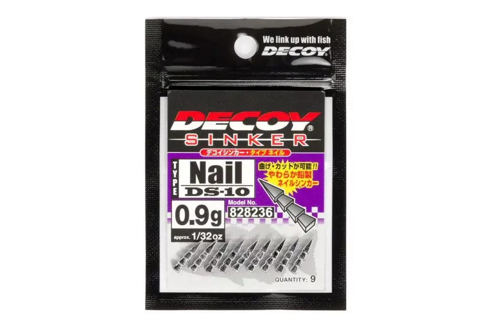 Bestel Nu ÓLOM DECOY DS-10 NAIL SINKER 0.4gr