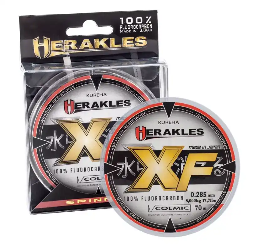 Herakles XF FLUOROCARBON 70M 0.185mm Populair