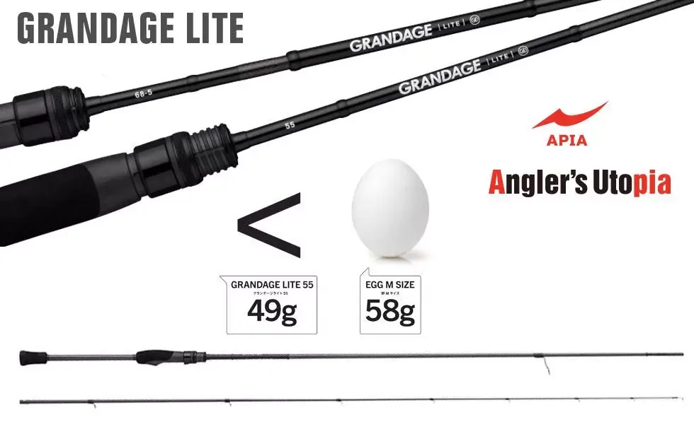 APIA GRANDAGE LITE 64 1.93m 0.4-5gr Hoge Kwaliteit