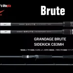 APIA GRANDAGE BRUTE SIDEKICK C83MH CAST 2.51m 10-50gr - Fish Superprijs