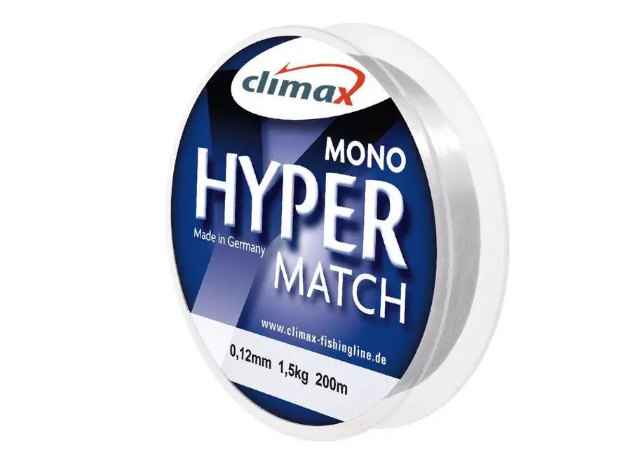 CLIMAX HYPER MATCH SINKING 200m 0.18mm Light Grey - Fishingl Flitsaanbieding
