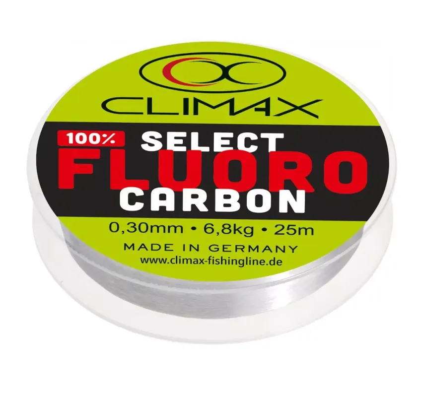 CLIMAX SELECT FLUOROCARBON 25m 0.18mm 2.8kg Populair
