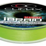 Speciale Aanbieding CLIMAX iBRAID U-LIGHT CHARTREUSE 135m 0.08mm 6.0kg - Fishing