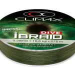 Bestseller CLIMAX iBRAID DIVE SINKING OLIVE GREEN 275m 0.12mm 5.0kg - F