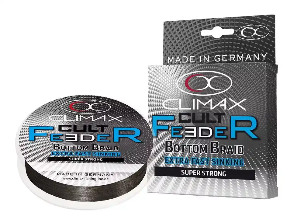 CLIMAX CULT FEEDER BOTTOM BRAID 110m 0.24mm 11.8kg Dark Grey Laatste Kans