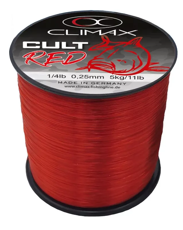 CLIMAX CULT CARP RED MONO 300m 0.22mm Aanbieding