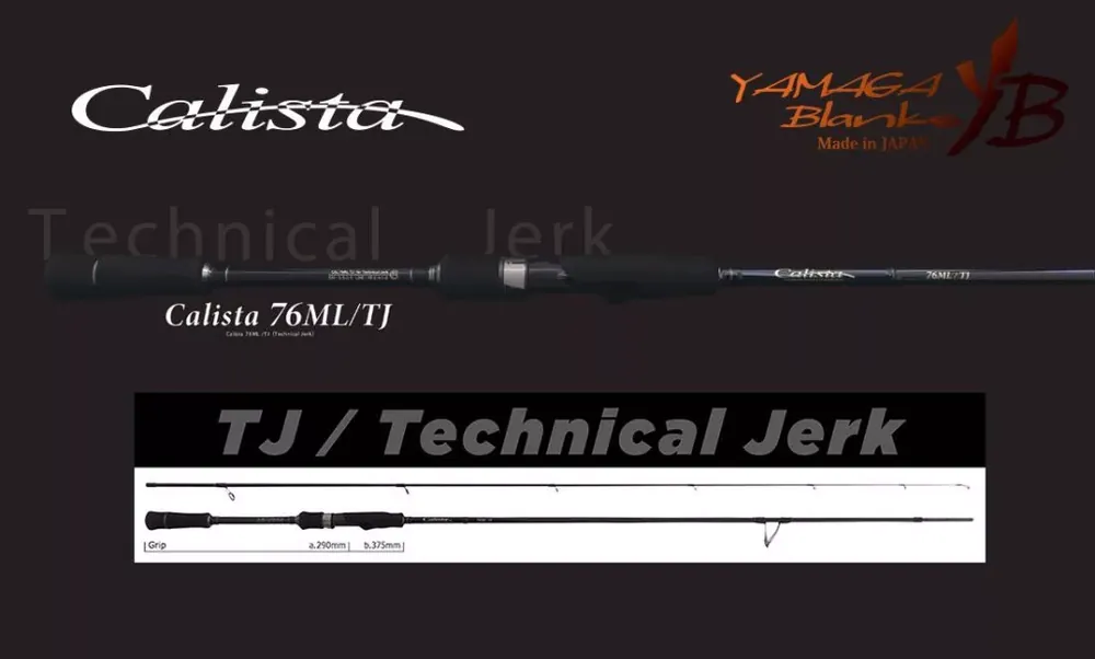 Alleen Vandaag YAMAGA CALISTA 76ML/TJ TECHNICAL JERK 2.293m 20gr Fuji Titan