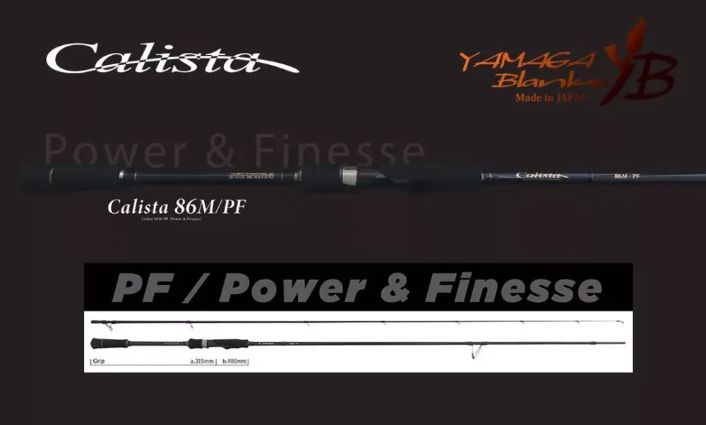 Gecertificeerd YAMAGA CALISTA 86M/PF POWER FINESS 2.573m 28gr Fuji Titanium