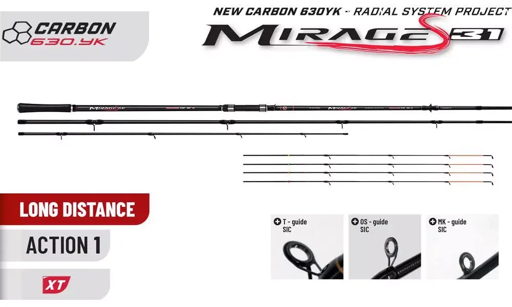 COLMIC MIRAGE S31 FEEDER LONG DISTANCE 390 HH 240gr - Fishin Gratis Retour