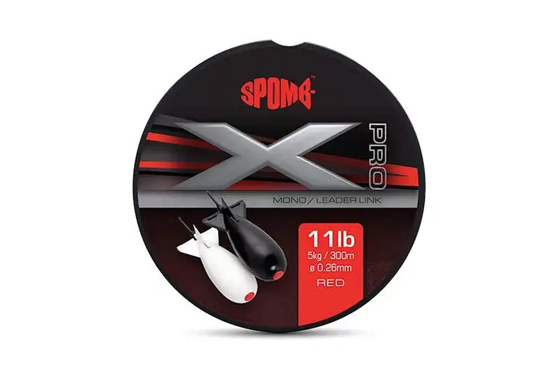 Beperkt Aanbod Spomb X Pro Mono Link 0.26mm 5kg 11lb 300m red - Fishingland