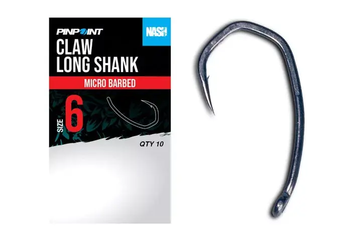 NASH Claw Long Shank Size 6 Barbed Aanbieding