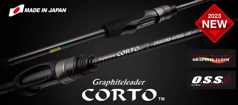 Hete Deal CORTO 23GCORS-6102L-HS 2.08m X-FAST 5gr Light - Fishingland.