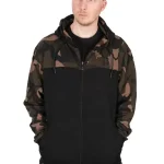 Beperkt Aanbod Fox LW Black Camo Split Zip Hoody XL