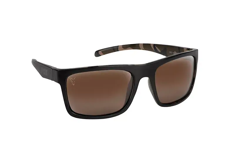 Flitsaanbieding Fox Avius black camo brown Lense
