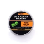 Voordeelprijs Fox Zig and Floater Hooklink Trans Khaki 10lb 0.26mm - Fishi