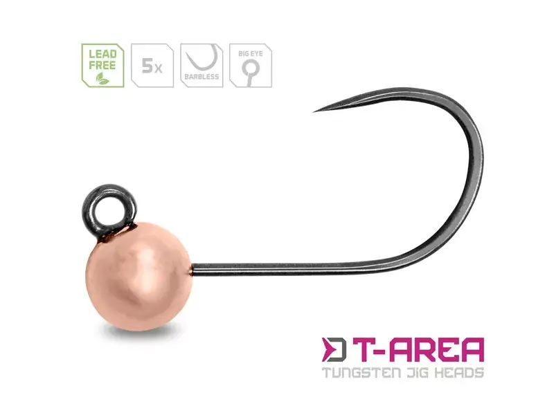 Alleen Vandaag Delphin T-AREA BL Tungsten jig / 5 db réz/4mm/0,6g/ 6 - Fish